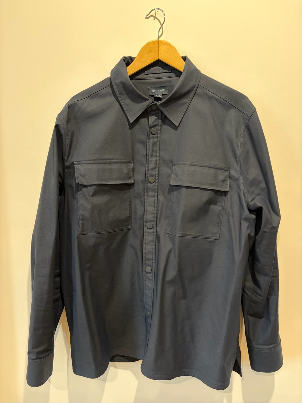 Kit and Ace Men's Slate Blue Shirt Jacket